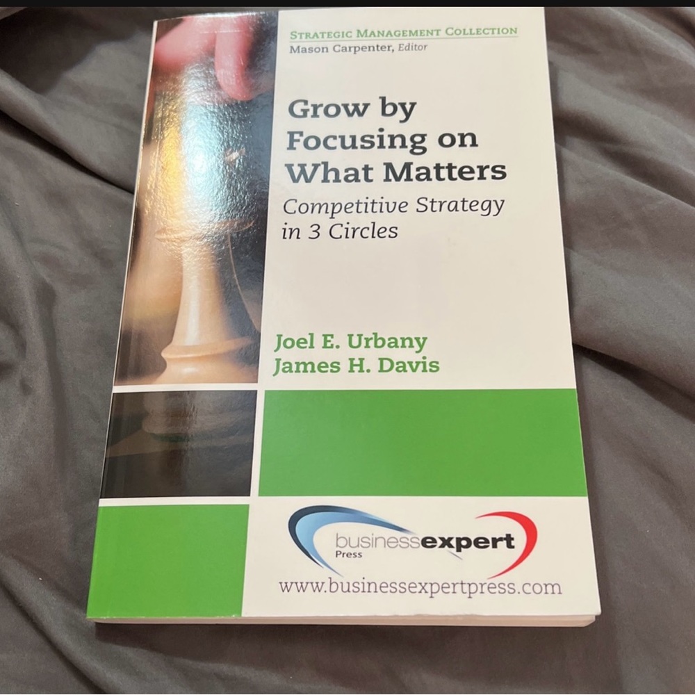 Grow By Focusing On What Matters By Joel E. Urbany
James H. Davis